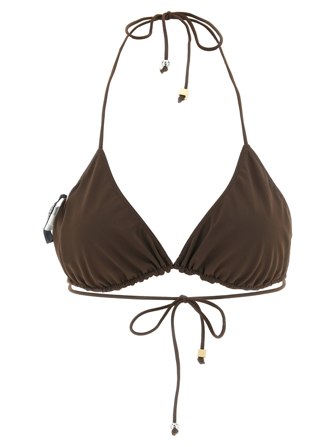 Jacquemus Le Haut De Plage Triangle Beachwear - Brown | 3058abad1888ce914cd1cfe7cd6544253d081b96