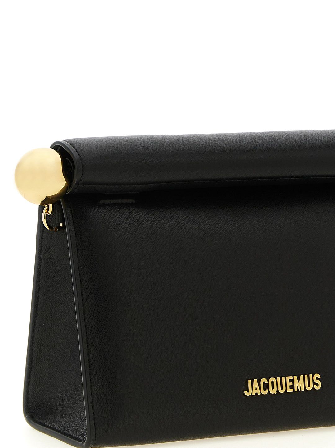 Jacquemus Rond Carré  Bag Clutch - Black | 3f50d7a43657e067a0587f658a4212eb8ccdebd5
