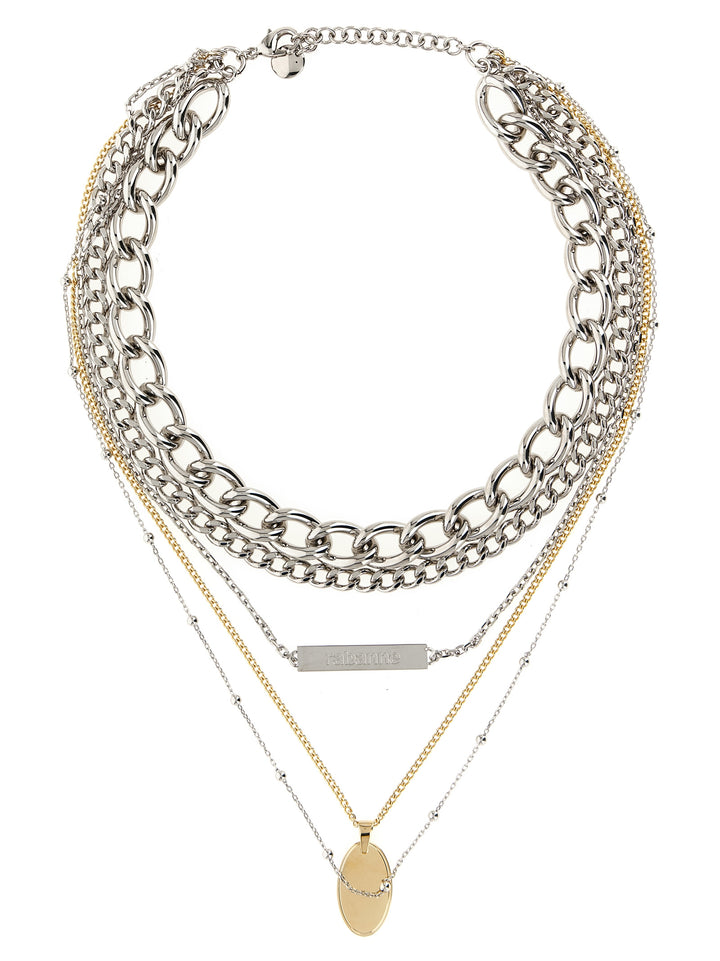Paco Rabanne Collier 5 Rangs Jewelry - Silver | f300a72f41cdf3672dea1b32f1309de43a2dde82