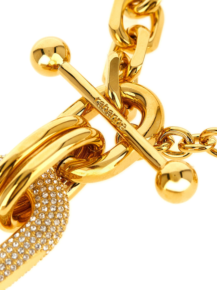 Paco Rabanne Necklace With Crystal Pendant Jewelry - Gold | 466b35728c2c434fac7ac1eea65580091504b05a
