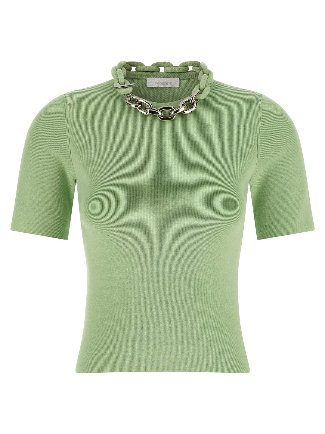 Paco Rabanne Chain T-shirt - Green | f172e5967f01a15e998db737817b4a14dc3189c5