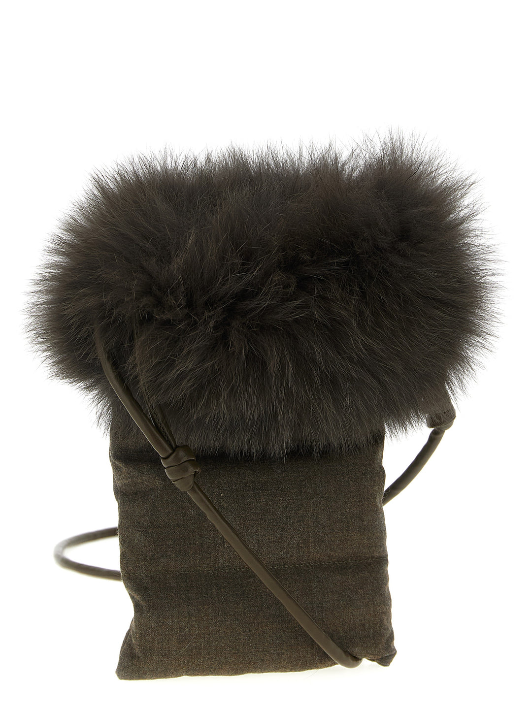 Yves Salomon Etui Hi-tech - Brown | 845907e0c578d8517dbce73ca42dab68d8e62584