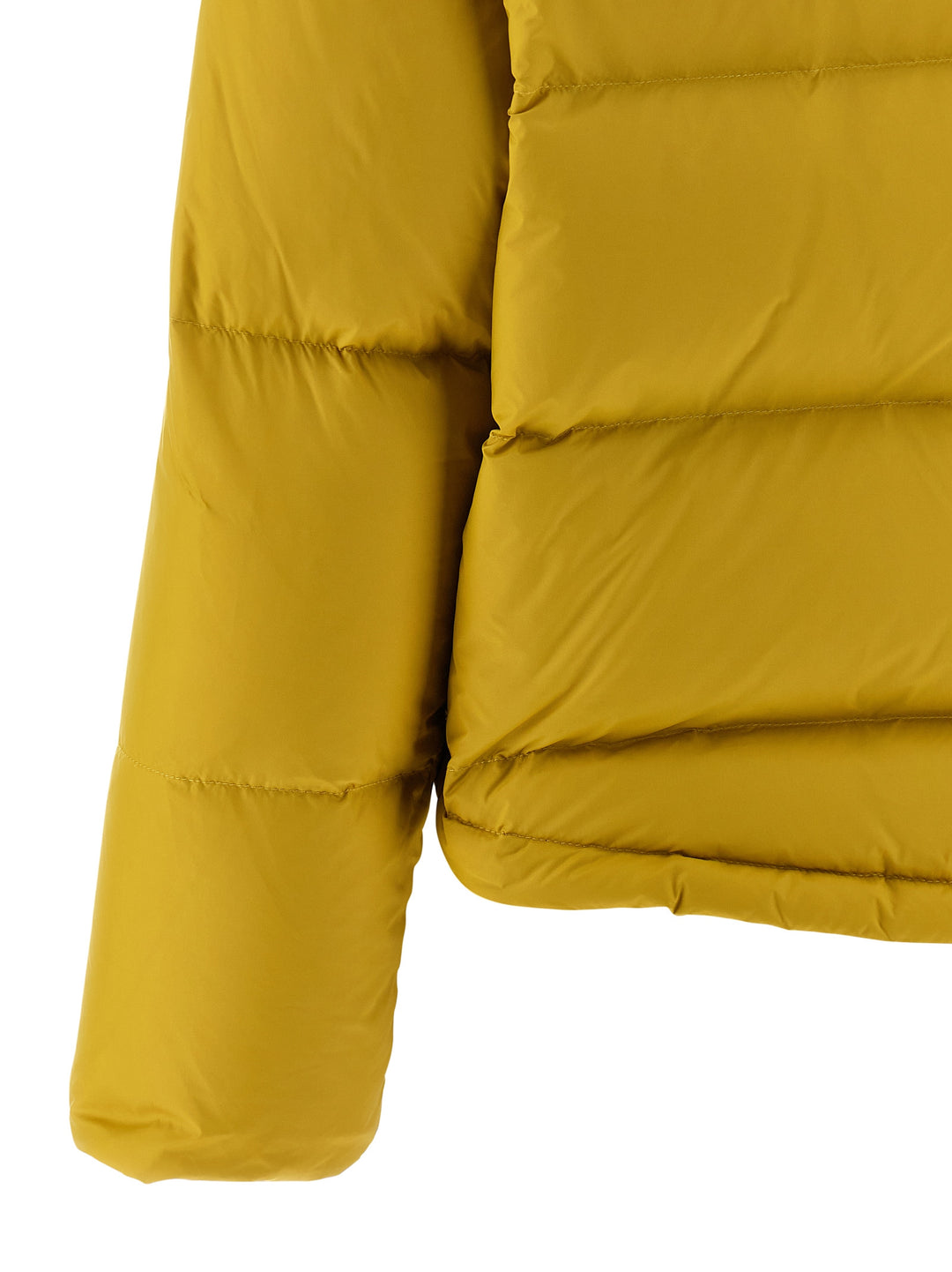 Army Yves Salomon Fur Insert Down Jacket Puffer Jackets - Yellow | efbf65181adc1f755e56a98eb36a26776245f135