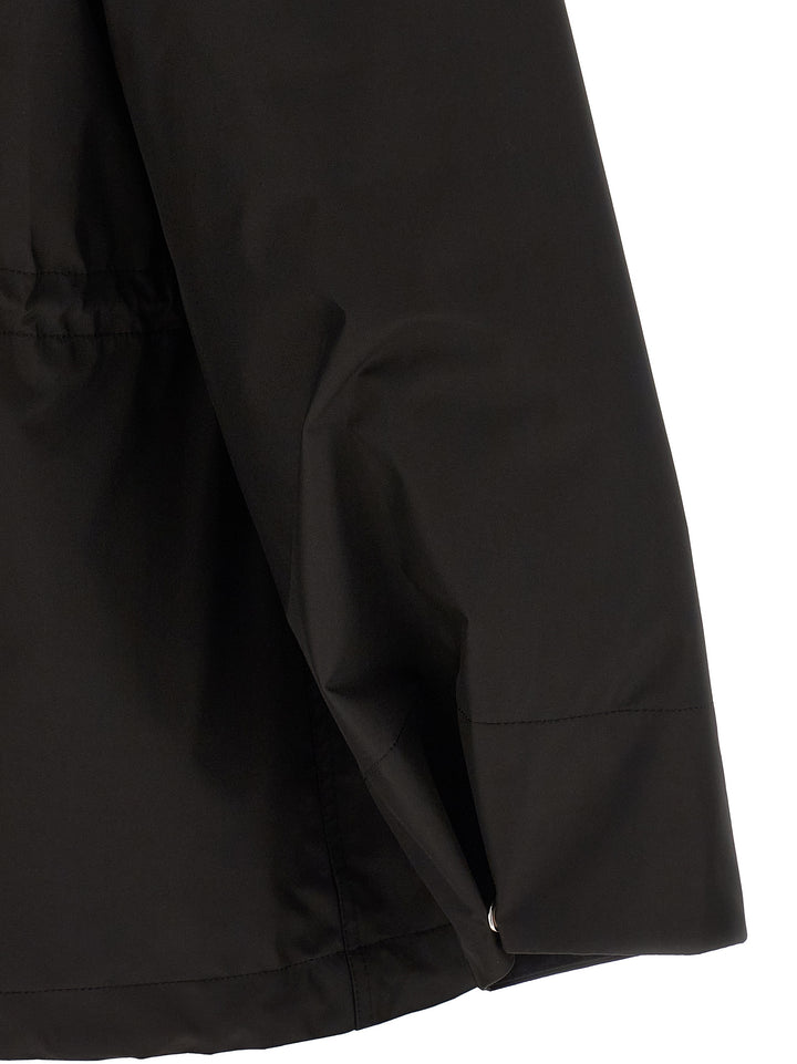 Army Yves Salomon 2-In-1 Parka Puffer Jackets - Black | 536d20f649487c663c0997e2c5f8c3e5b940af06