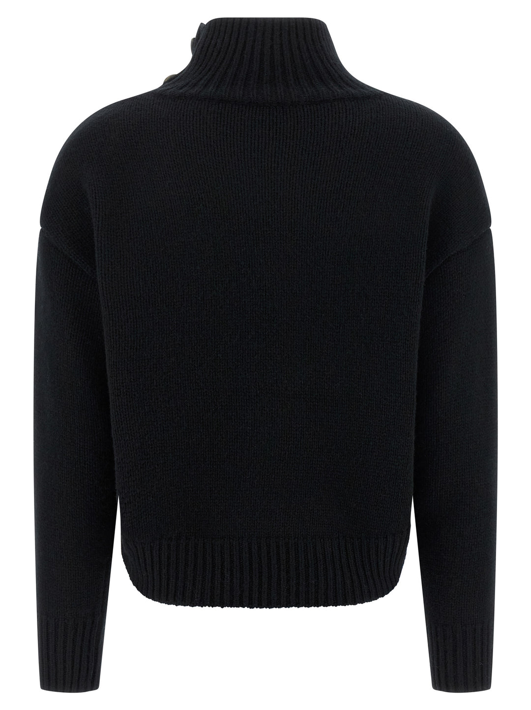 Yves Salomon Funnel-Neck Sweater Sweaters and Cardigans - Black | 7f7bdf3f52fac465e9647a69bd27542280b7a01f
