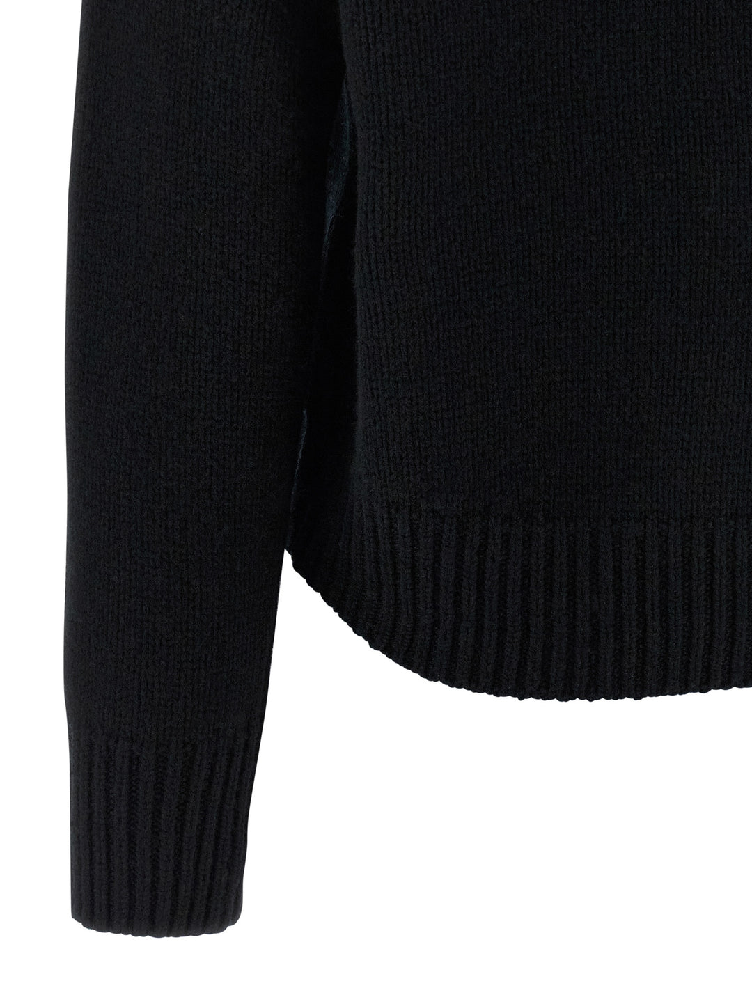 Yves Salomon Funnel-Neck Sweater Sweaters and Cardigans - Black | d8e32d1578297c311bb010b09403a6da7c379ccd