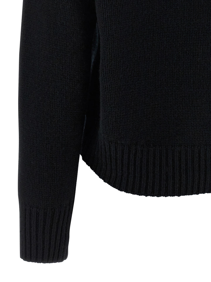 Yves Salomon Funnel-Neck Sweater Sweaters and Cardigans - Black | d8e32d1578297c311bb010b09403a6da7c379ccd