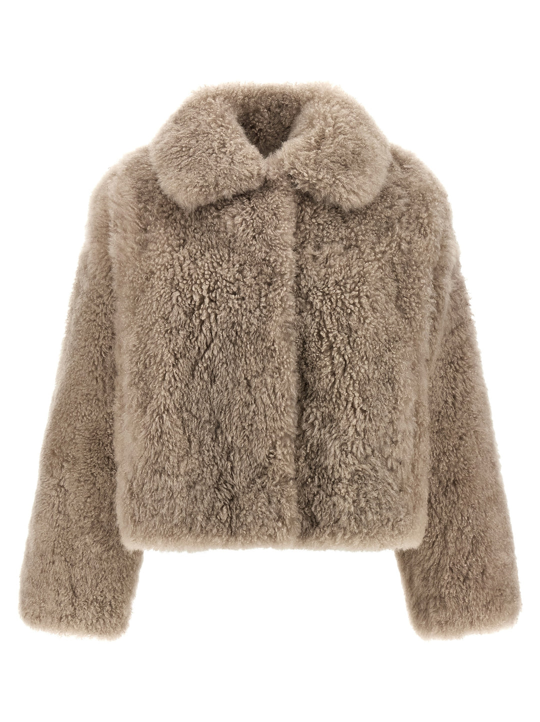 Yves Salomon Long-Haired Fur - Beige | faa9cc3da82cce950bd1d4c61a9f87aedac7ce18