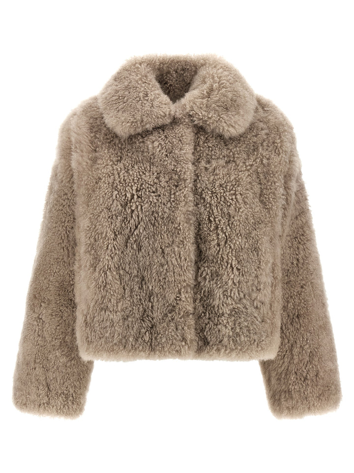 Yves Salomon Long-Haired Fur - Beige | faa9cc3da82cce950bd1d4c61a9f87aedac7ce18