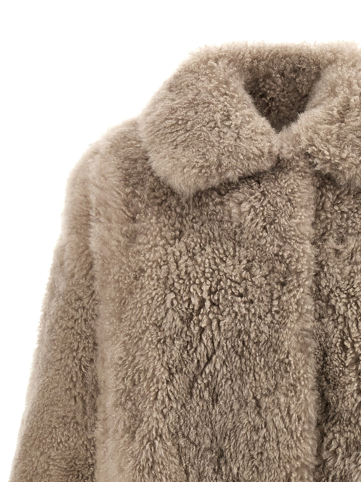 Yves Salomon Long-Haired Fur - Beige | 1152f384d4d52f5c6cb8e3c565a3931a53449d6a