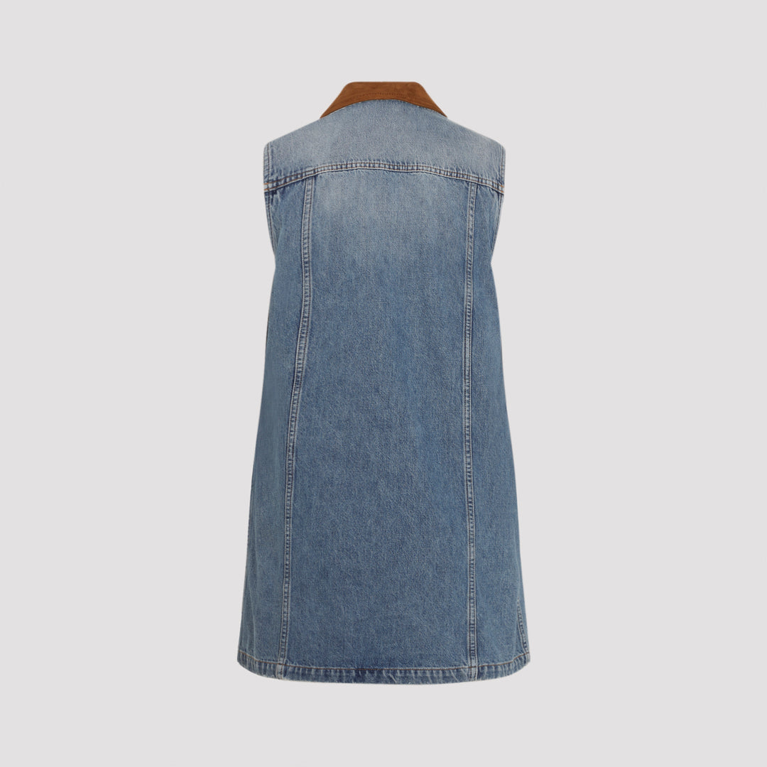 Versace Mini dresses - Blue | 6b8d83403df8a3e06efbfa1d570a8565554dcc03