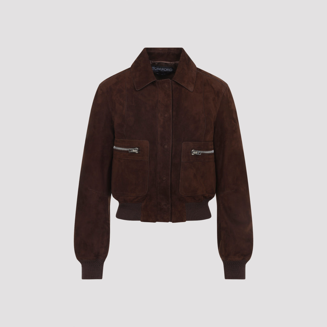 Tom Ford Jackets - Brown | 9a966524a434f84dc1ca95d6d625fc2cb68f6211