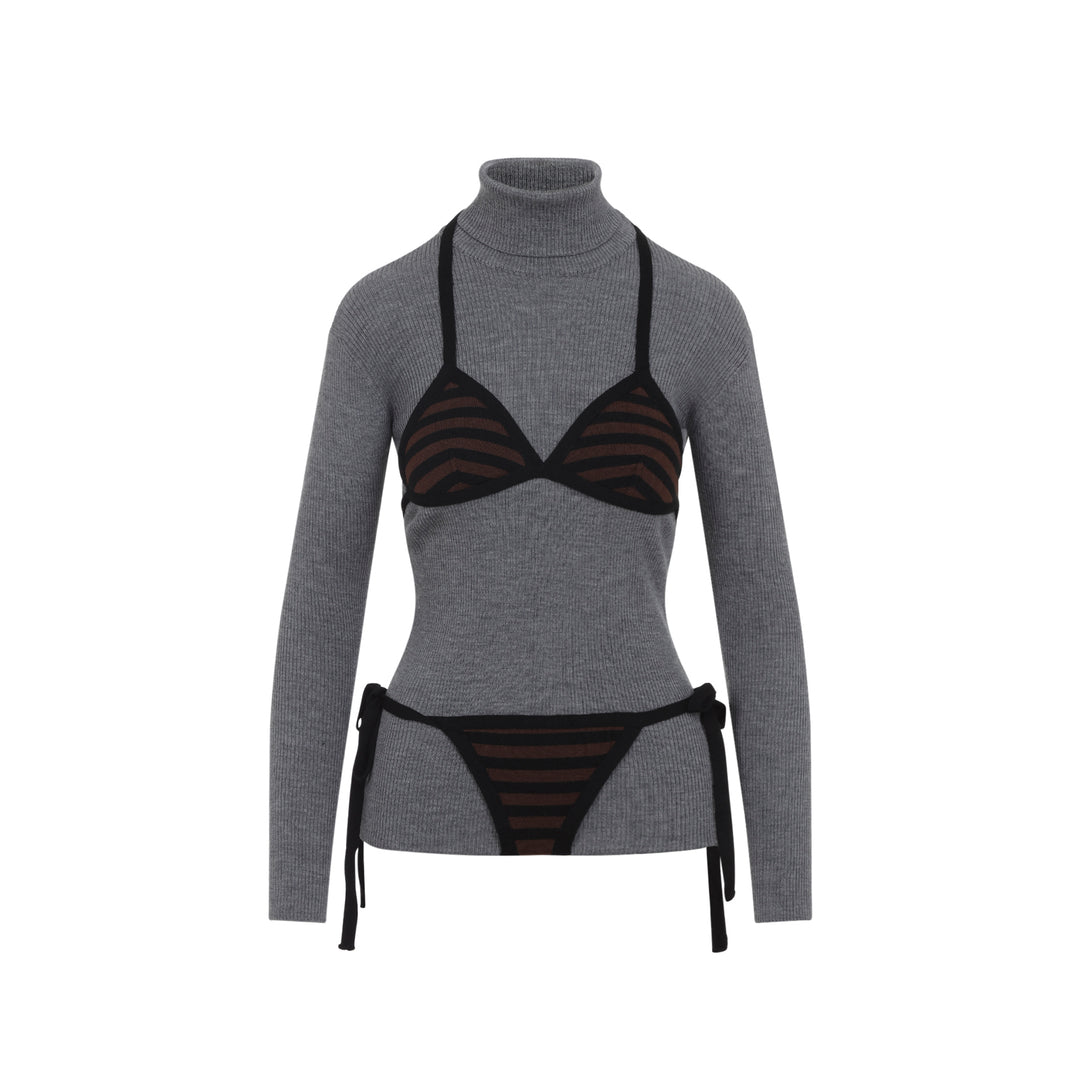 Moschino Turtle neck - Grey | 01cd2bcb759dd938051aeb051be9c44be782a1ac