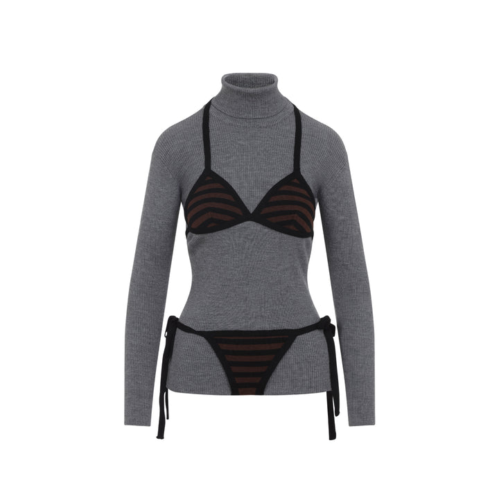 Moschino Turtle neck - Grey | 01cd2bcb759dd938051aeb051be9c44be782a1ac