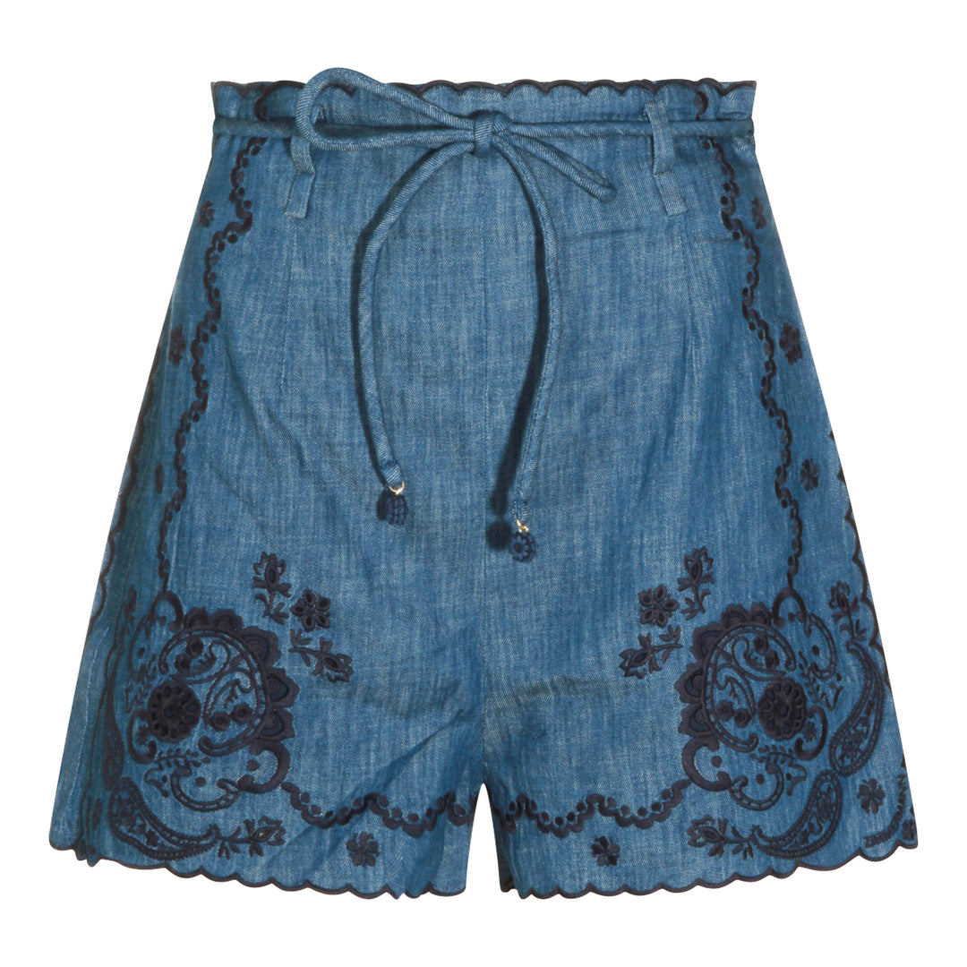 Zimmermann Shorts - RAILWAY BLUE | 80b47556b2d42ef6c846f508a8539c64cfce82f2