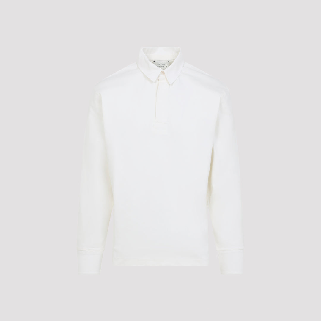 Studio Nicholson Polo - White | c51c8a338370bbfb0aef881956758f3802918383