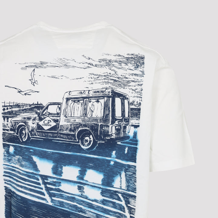 Cp Company T-shirts - White | ca574b939bbd01cd82ed78aa040448a8e56acd39