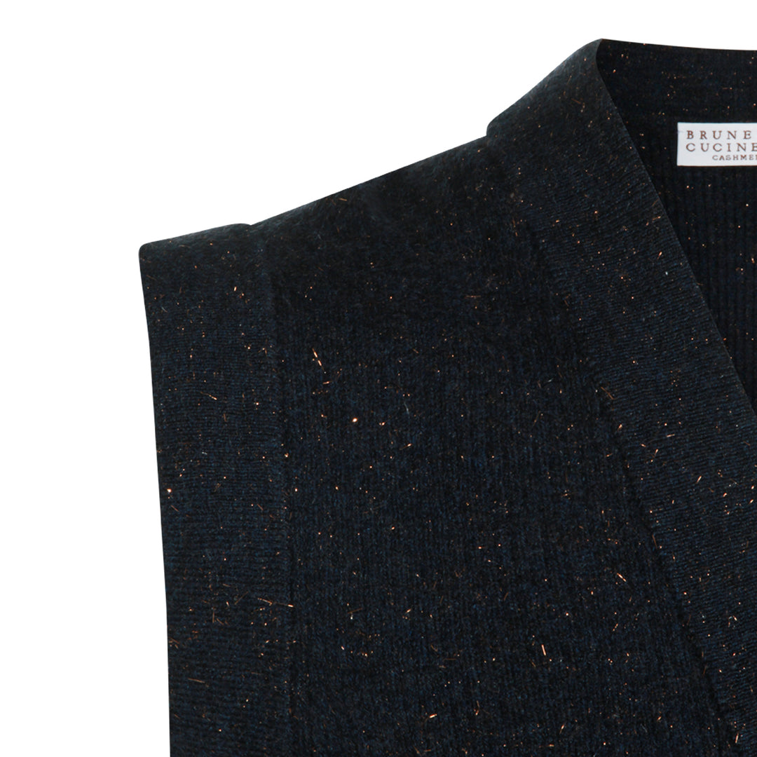 Brunello Cucinelli Top - BLU FREDDO | f866f599a8fd4e794d2b1403bbce6987d742e40e