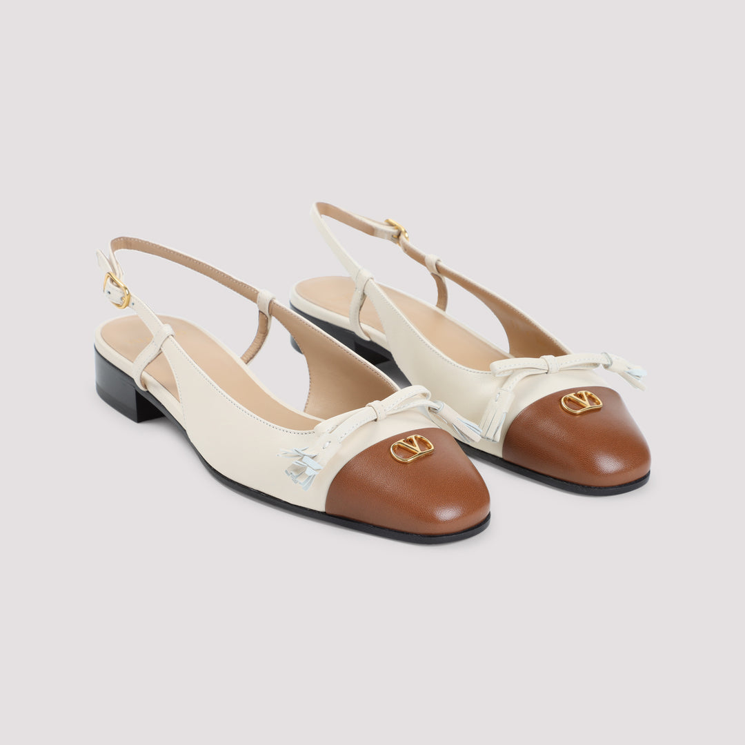Valentino Garavani Ballerinas - Nude & Neutrals | 56fef1b63e64fbbdb3dd4f56eaffbe61ea1a9251