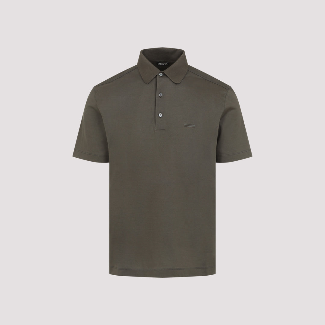 Zegna POLO - Grey | 8388b9174ea803186e44992ca61041172b61ba57
