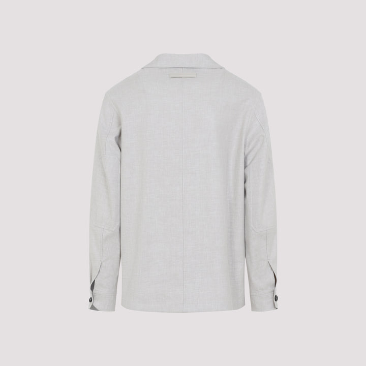 Zegna Shirts - Nude & Neutrals | 8b9392c5309e00efdc0a2b18f39505a2a73b1679