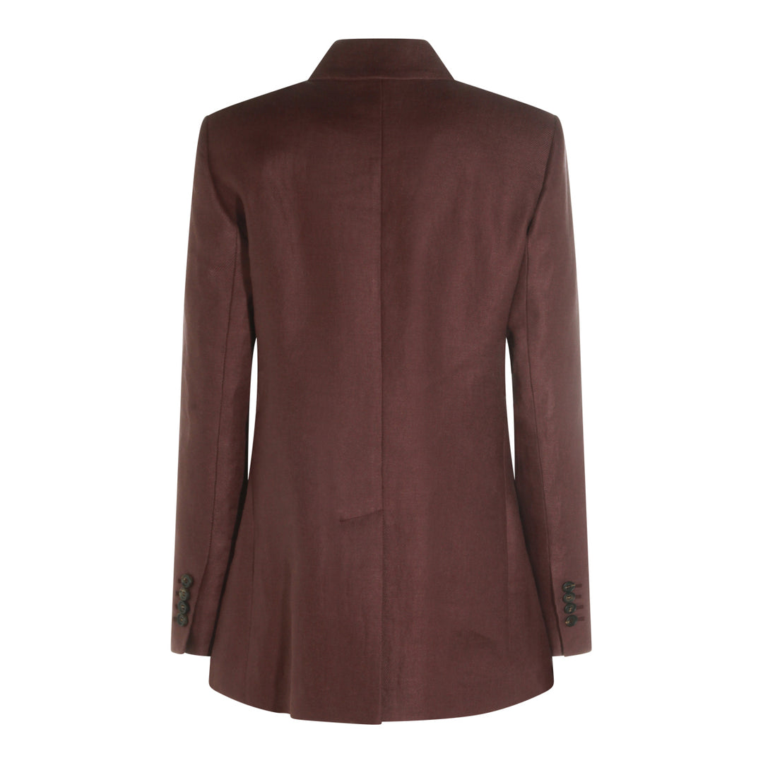 Brunello Cucinelli Jackets - RHUBARB | 61c7c3169b7e5f6590a32de12371559836eb9d04
