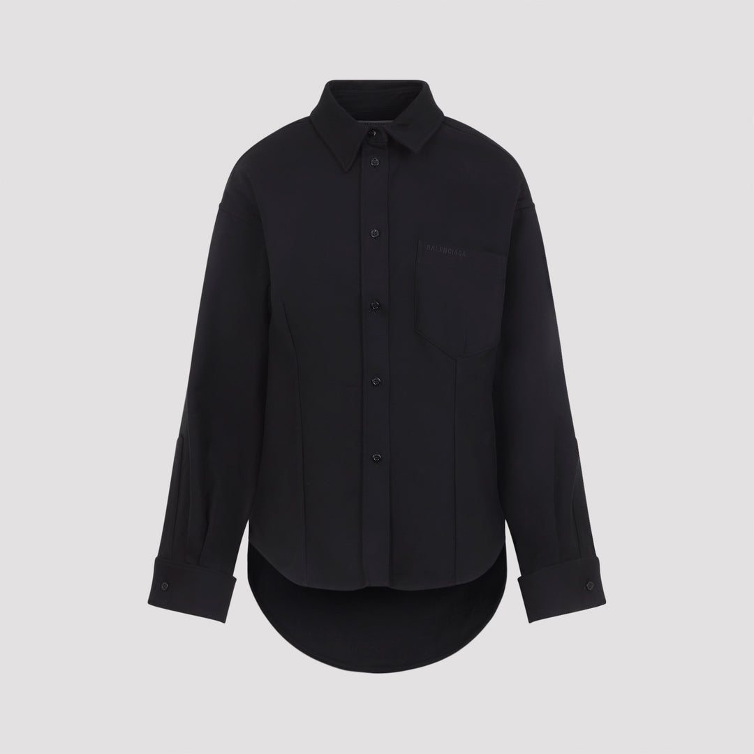 Balenciaga Shirts - Black | bf9c3554f7570c71f69307d57b0ad93e1f86fac6