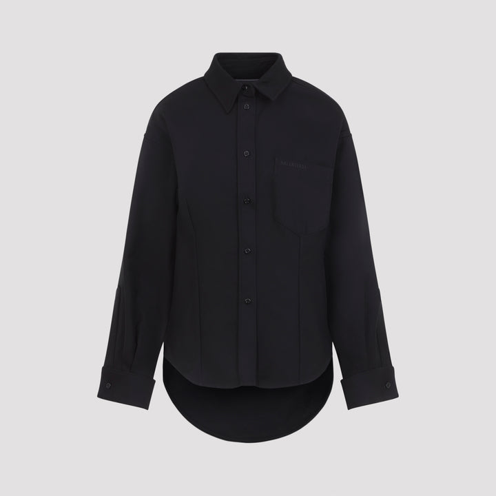 Balenciaga Shirts - Black | bf9c3554f7570c71f69307d57b0ad93e1f86fac6