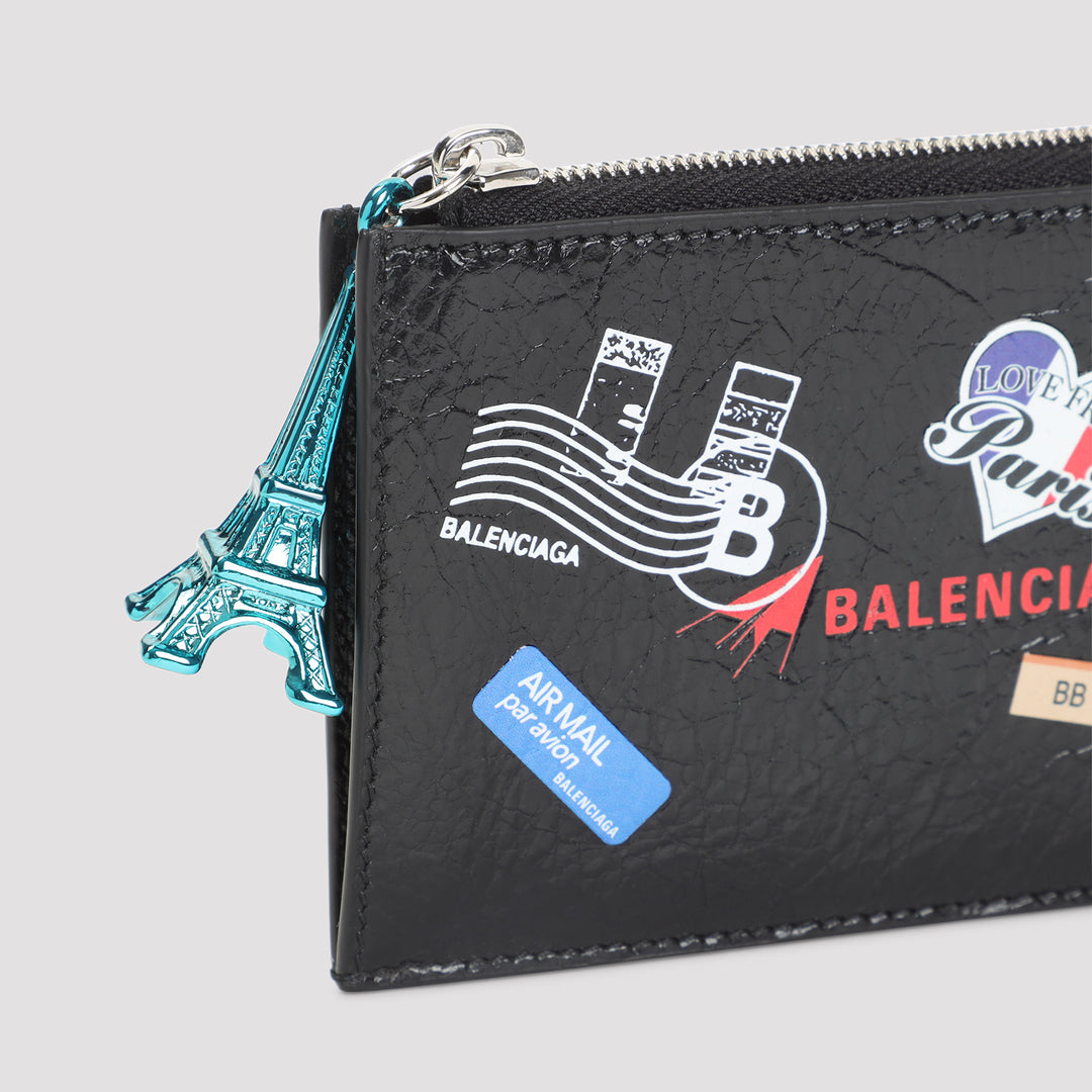 Balenciaga Credit card case - Black | f0c9cdf709cc91ae18e53486addab75bfcd43149