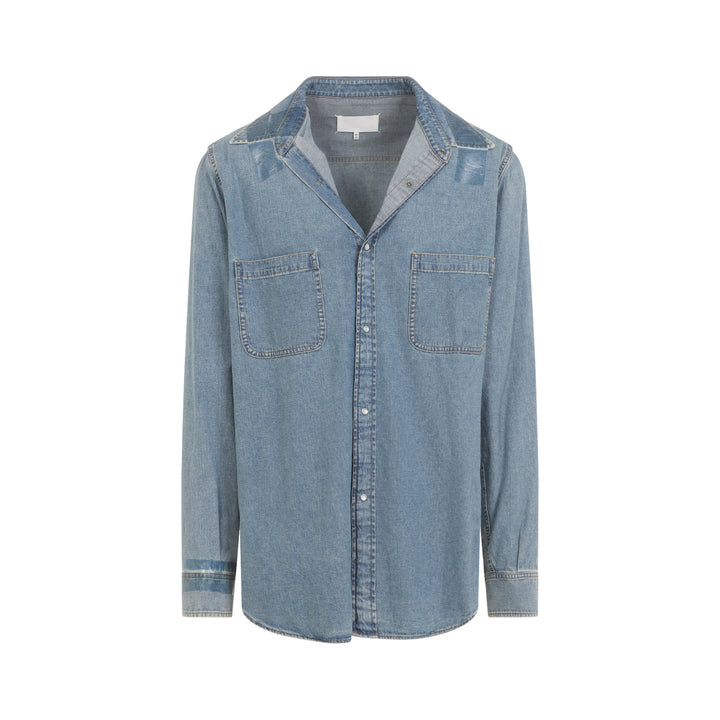 Maison Margiela Shirts - Blue | 44a0ac74e7575b213635c4836fc329ad5889fe28