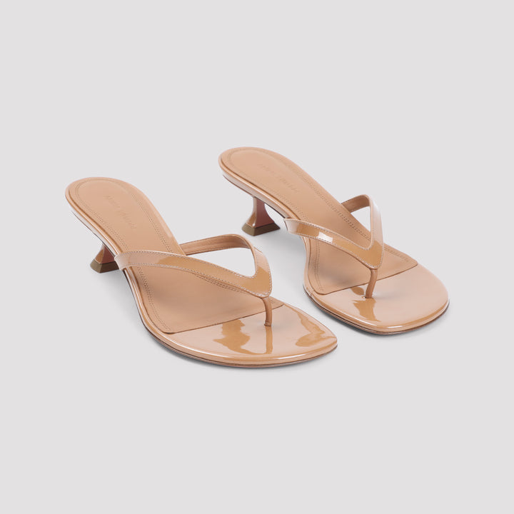 Amina Muaddi Sandals - White | 244d7529488836628a05f0f010a3275df3ea99a5