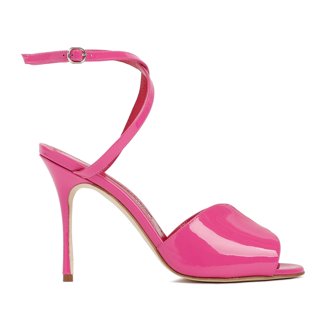 Manolo Blahnik Sandals - Pink & Purple | 4f77e633e9ea50cc438f5100136fa00b5c5a5ef4