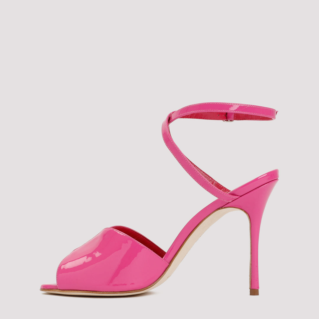 Manolo Blahnik Sandals - Pink & Purple | 9661879c1b14dfc35d08a0ef2b0d76823d4f75da