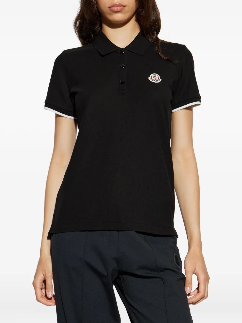 Moncler Polo - Black | 7dbcbbcb4d611d3ee482cc4eba1cf6238f59e8f5