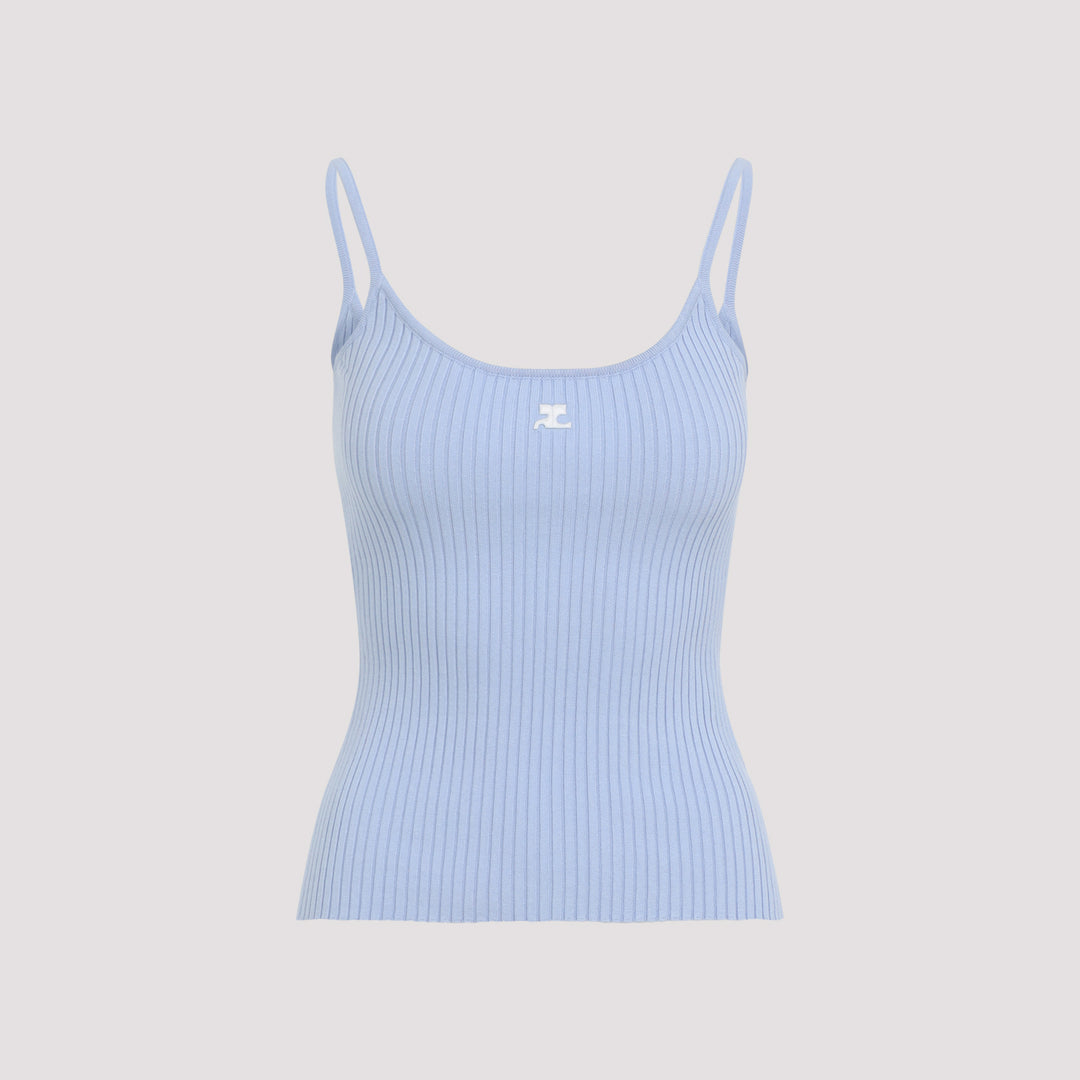 Courreges Vests & tanks - Blue | 1d49d861d79c8743300675da13c3ffae69ea7019