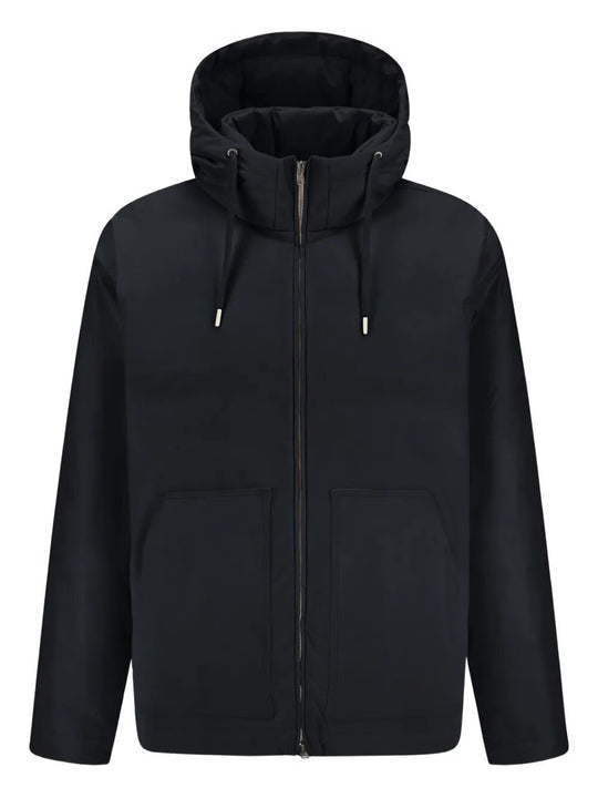 Hooded Zip-Up Down Jacket