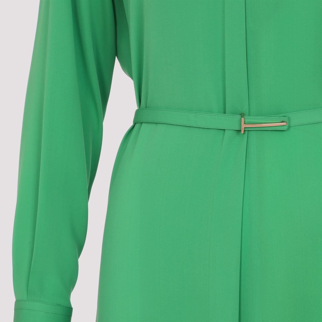Tom Ford Midi dresses - Green | 398ca33b823a39938ed31219a4f63897b2bec881