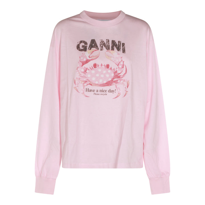 Ganni Sweaters - Chalk Pink | 4bdf30f1a3c7e2a2666a69daac8d6957a96abfca
