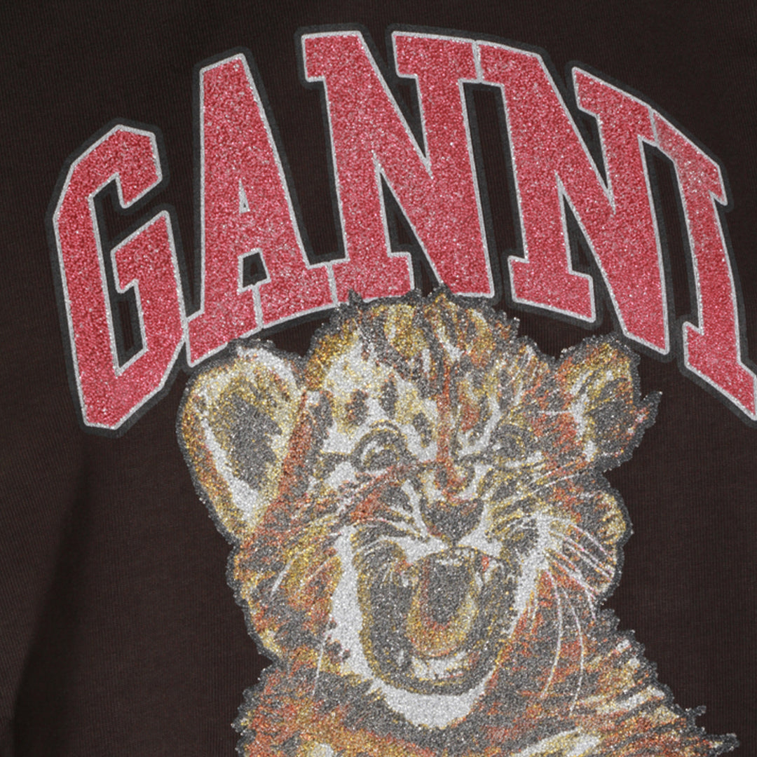 Ganni T-shirts and Polos - PHANTOM | 4f95c4b36374ac93744190f6c4be49ff96782687