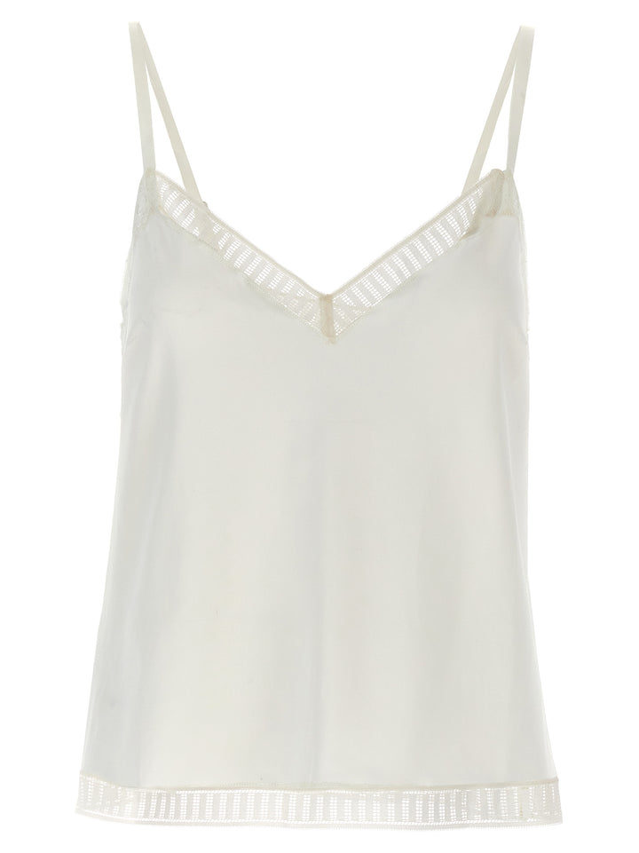 Sandra Graphic Tops White