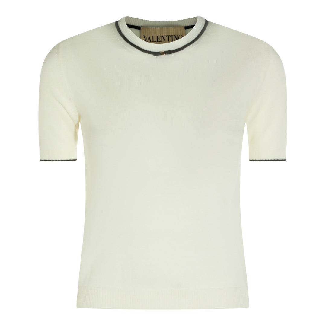 Valentino Sweaters - AVORIO/NERO | 88e6c86f1d376dfd557176f13131d46cfe2e437c