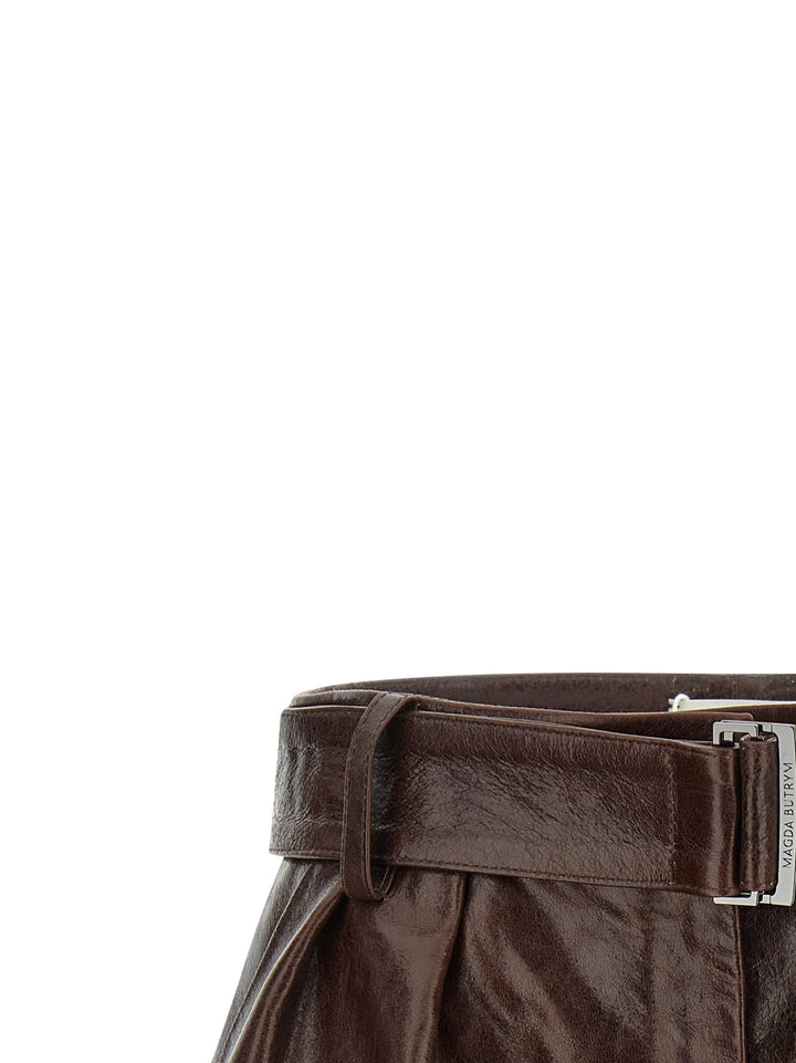 Magda Butrym 22 Bermuda and Short - Brown | f6b4e6698c2b7072c56b97c2fc7cea852f4b3a5b
