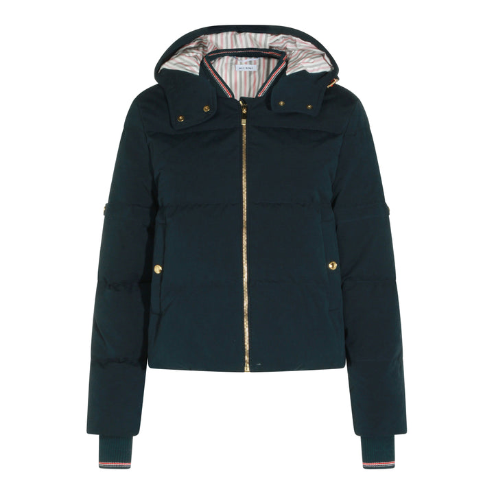 Thom Browne Coats - DARK BLUE | 4f3d7ee291aaad80b1f6de886ef6e70d76ed96a1