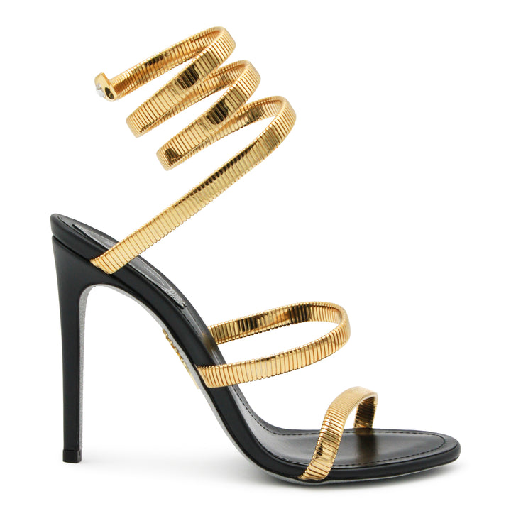 René Caovilla Sandals - BLACK/GOLD | 9bbd5888d99a2f51f1d6400e566d0dc71f25c0d4