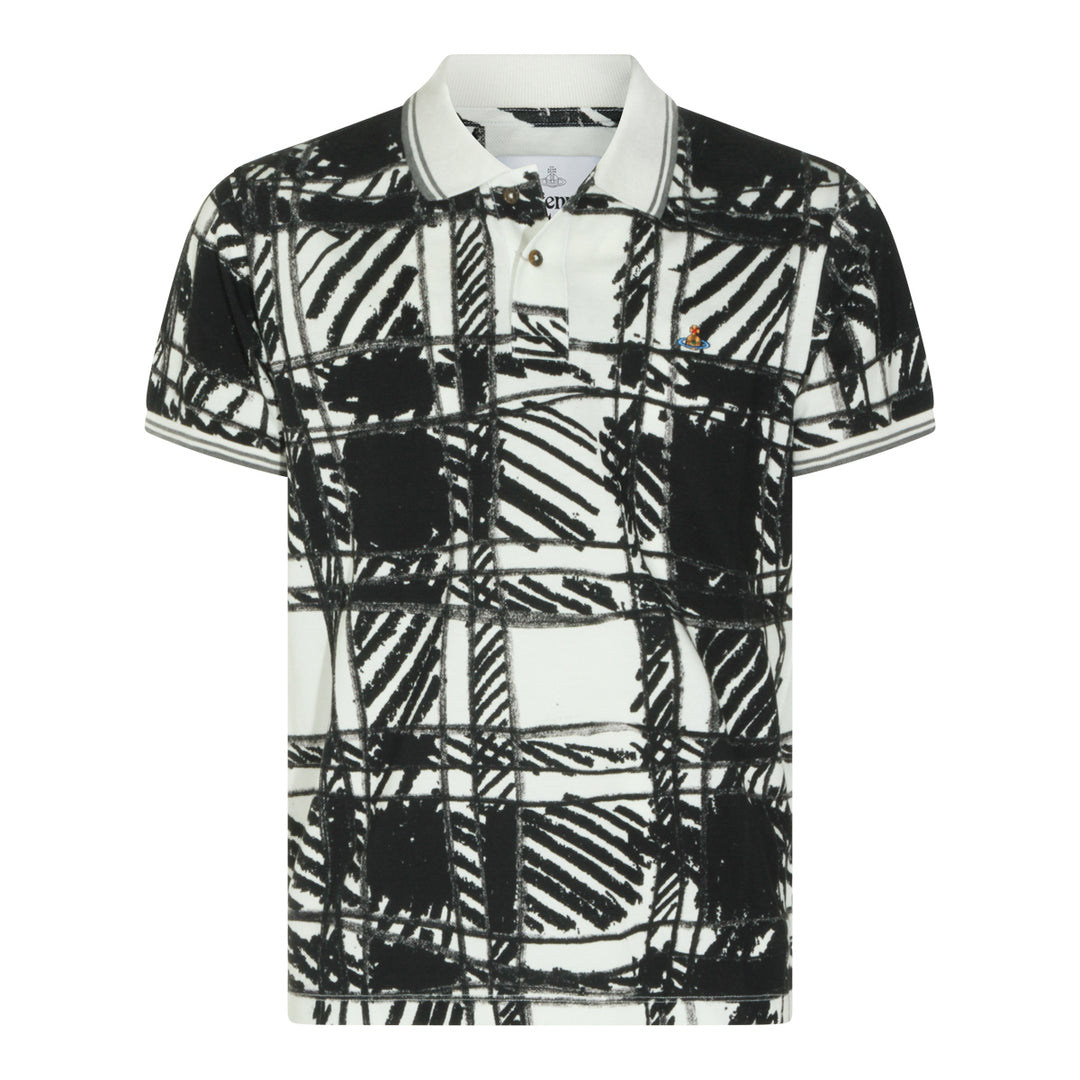 Vivienne Westwood T-shirts and Polos - BLACK SCRIBBLE CHECK | 46074ce2cc7b587f2681b6f922113bb39ee6ea5e