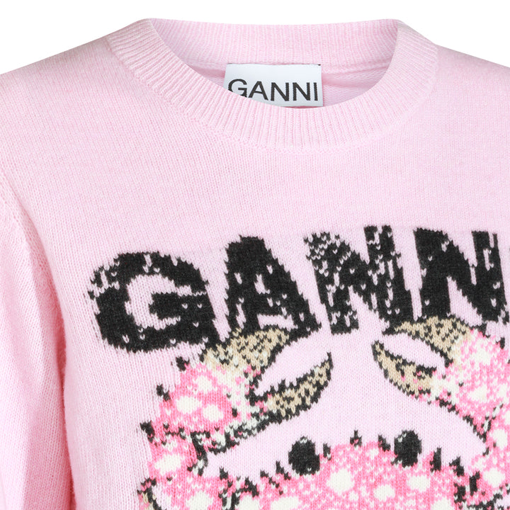 Ganni Sweaters - Chalk Pink | 8e22959f7c2d68555724b71adafdc15956cc8087