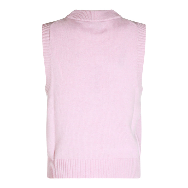 Ganni Sweaters - Chalk Pink | 204f15f1730bb1d7fff776f1bfb1817ffba4fceb