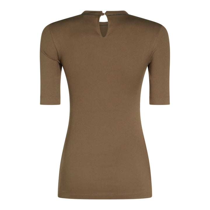 Brunello Cucinelli T-shirts and Polos - CIOCCOLATO | c4d65d4f04676e42adeb6e8f2f7257f4167fa816