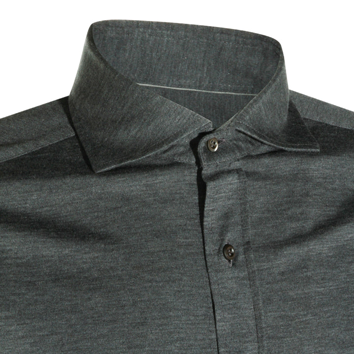 Brunello Cucinelli Shirts - DARK GREY | b5802b99202ee4e9b1b3a1b129cdcbf08f4ba963