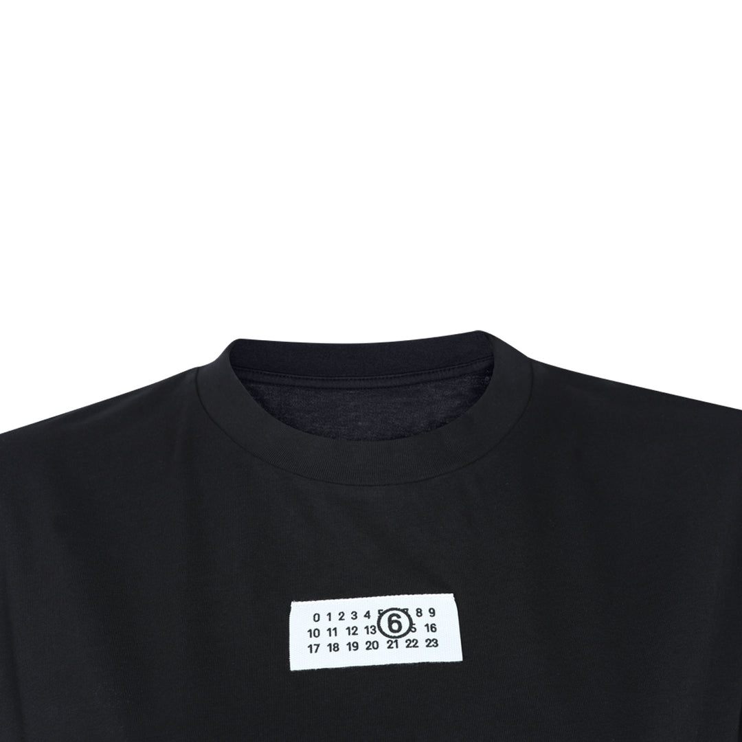 Mm6 Maison Margiela T-shirts and Polos - BLACK | 99de7f715a2d073daba78029a2d9c0ff5cd39690